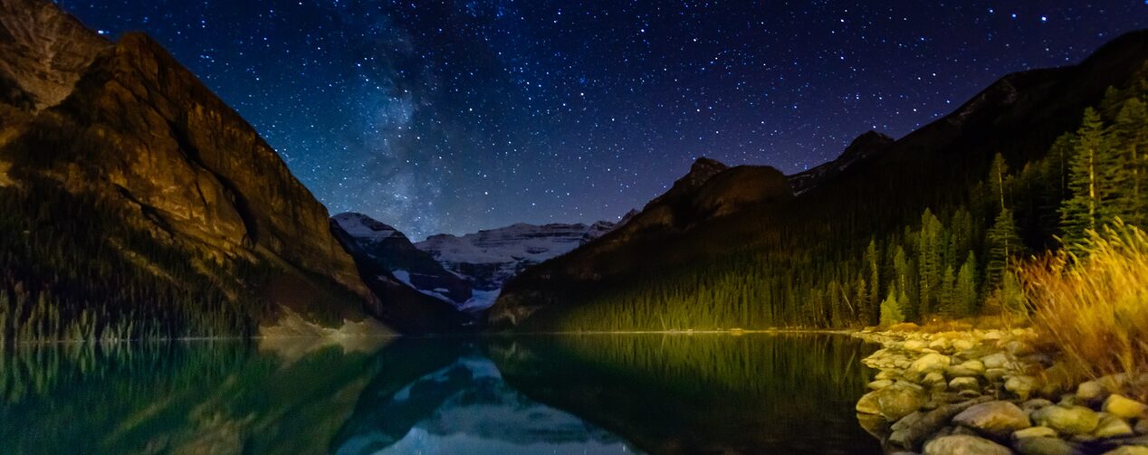 Confidently enjoy summer nights at a beautiful lake in Canada with the help of OnStar apps and services.