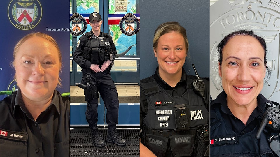 Constables Kathleen Petersen, Melinda Mantle, Claudia Bedarczyk and Jessie Oldfield.